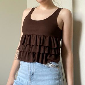 Ruffled Tank Top